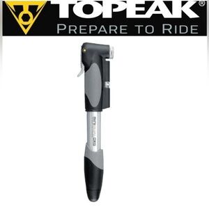 Topeak Mini Dual DXG Bicycle Frame Pump & In-Line Pressure Gauge Aluminum Barrel